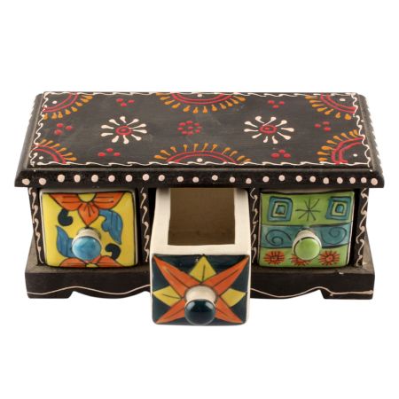 Spice Box-1447 Masala Rack Container Gift Item